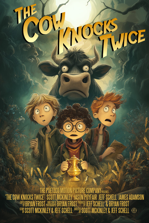 The Cow Knocks Twice Poster