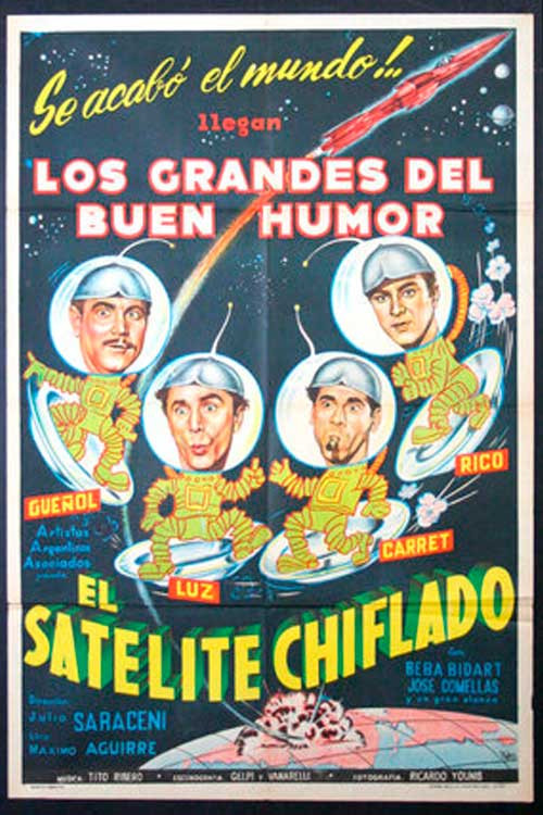 El satélite chiflado Poster