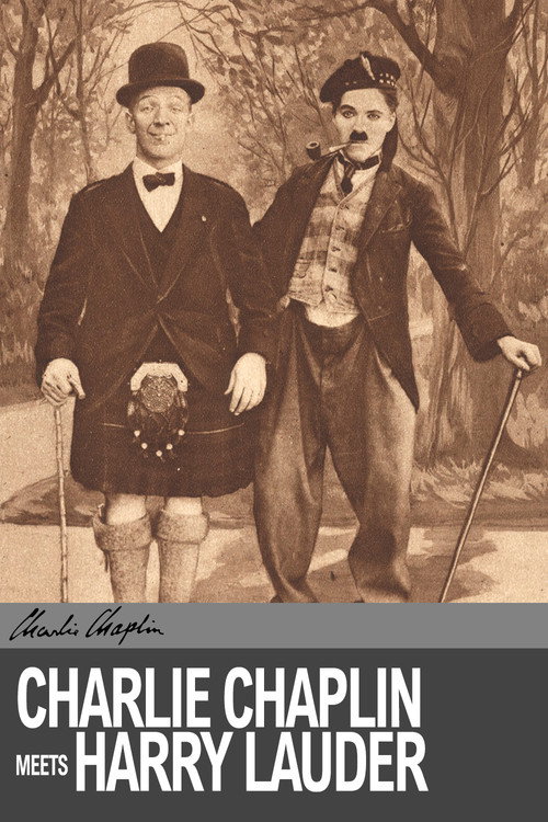 Charlie Chaplin Meets Harry Lauder Poster