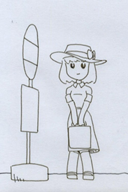 At the Bus Stop Poster