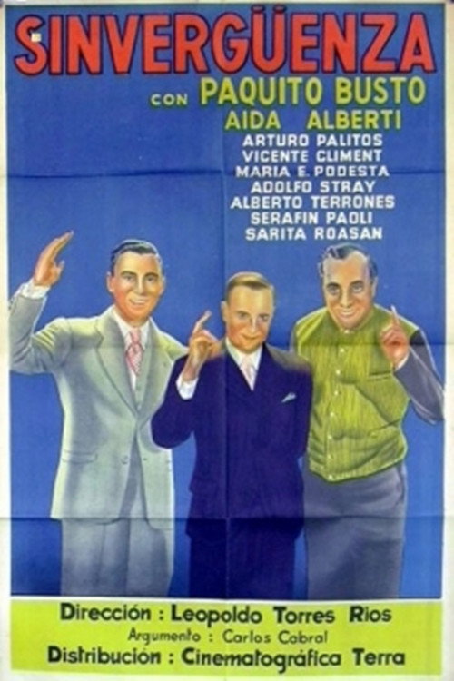 Sinvergüenza Poster