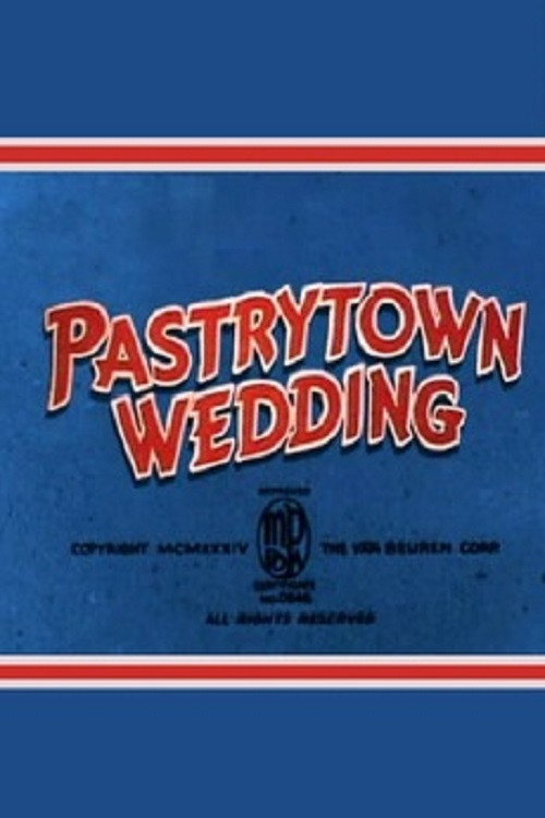 Pastry Town Wedding Poster