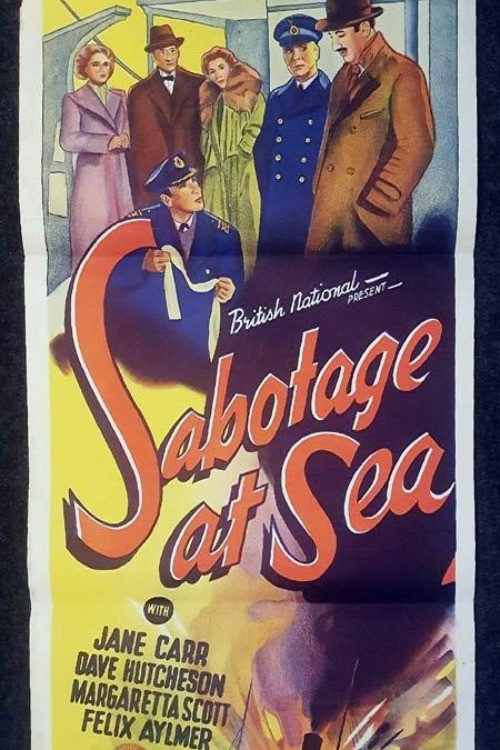 Sabotage at Sea Poster