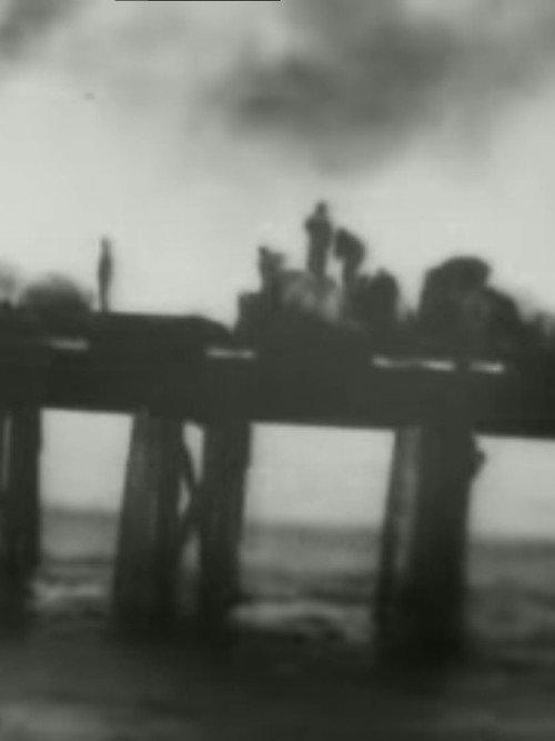 Building a Harbor at San Pedro Poster