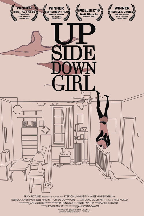 Upside-Down Girl Poster