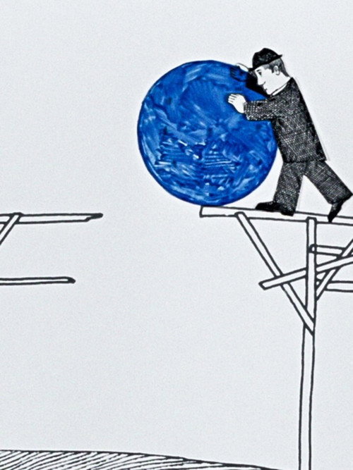 The Blue Ball Poster