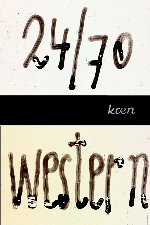 24/70 Western Poster