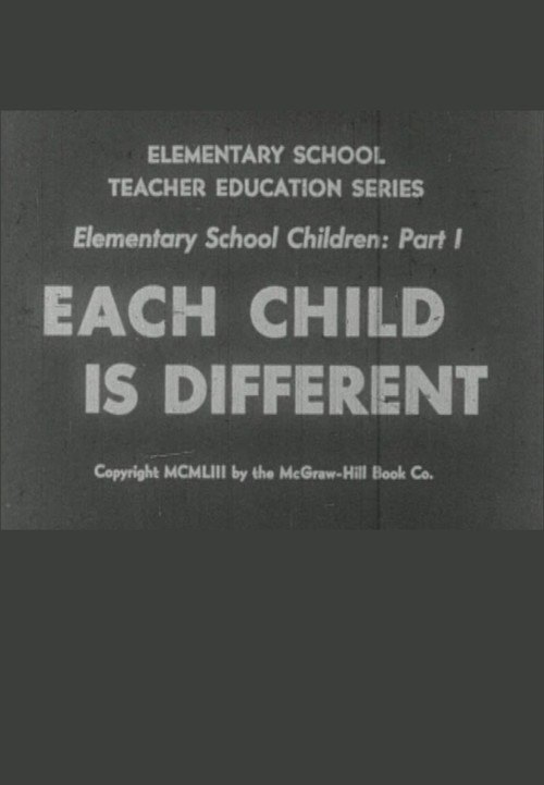 Each Child is Different Poster