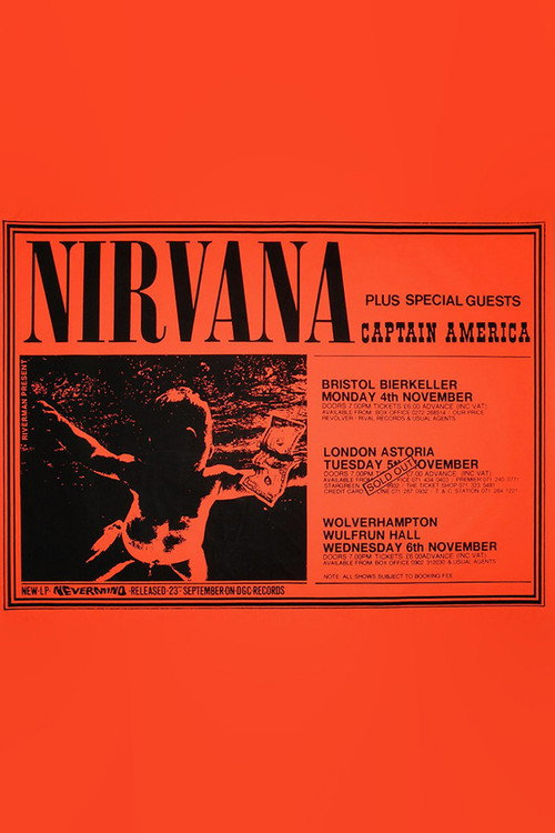Nirvana:  Astoria Theater London Poster