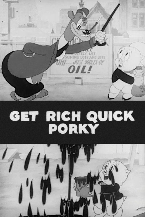 Get Rich Quick Porky Poster