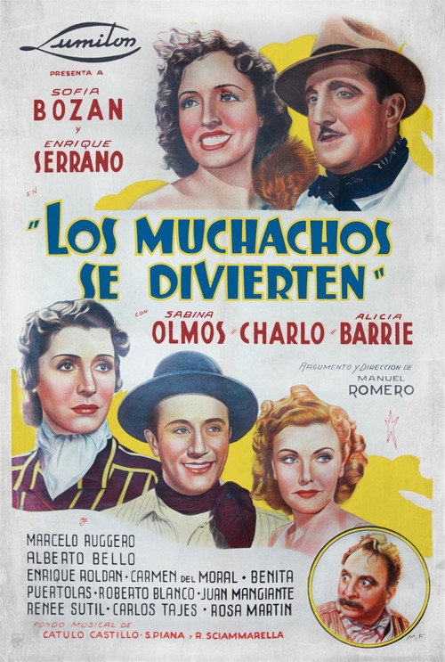 Los muchachos se divierten Poster