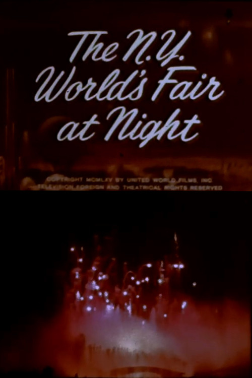 The New York World's Fair at Night Poster