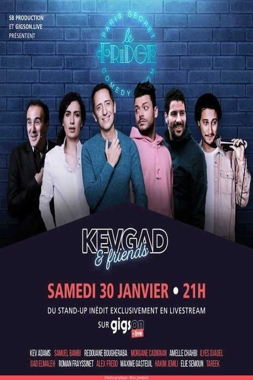 Kevgad & Friends au Fridge Comedy Poster