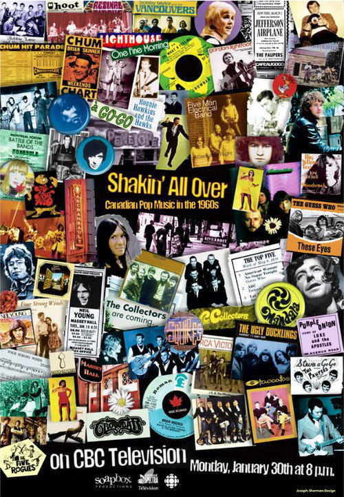 Shakin All Over: Canadian Pop Music in the 1960s Poster