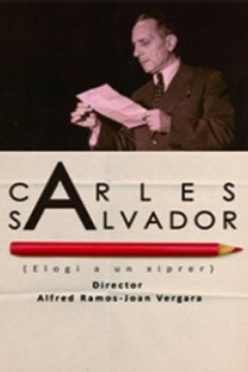 Carles Salvador (Elogi a un xiprer) Poster