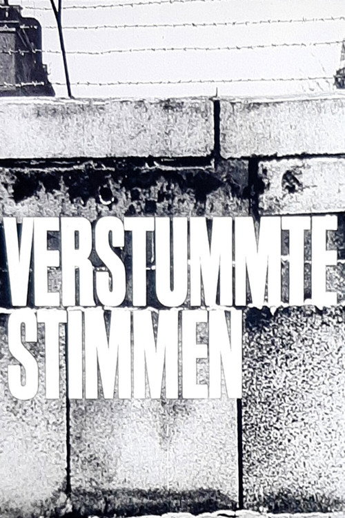 Verstummte Stimmen Poster