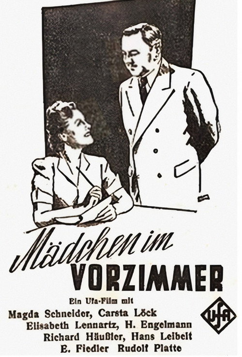 Mädchen im Vorzimmer Poster