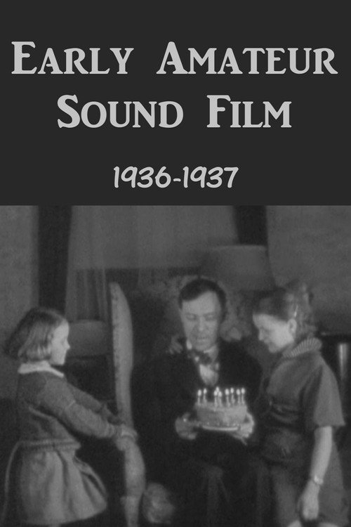 Early Amateur Sound Film Poster
