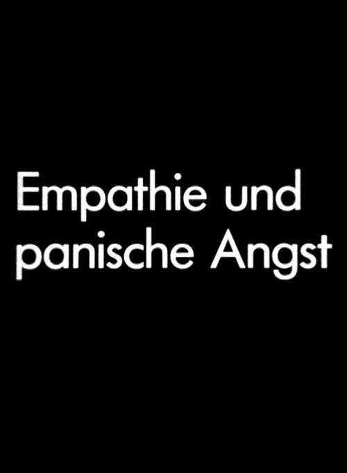 Empathie und panische Angst Poster