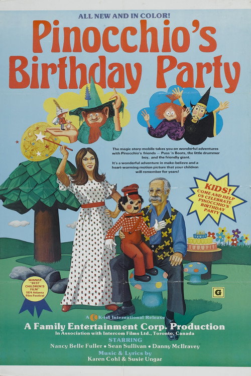 Pinocchio’s Birthday Party Poster
