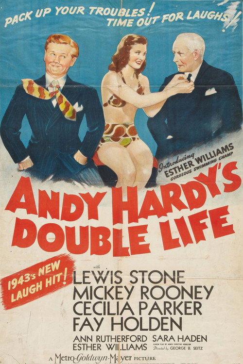 Andy Hardy's Double Life Poster