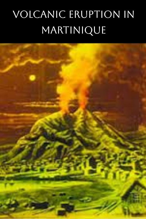 The Terrible Eruption of Mount Pelee and Destruction of St. Pierre, Martinique Poster