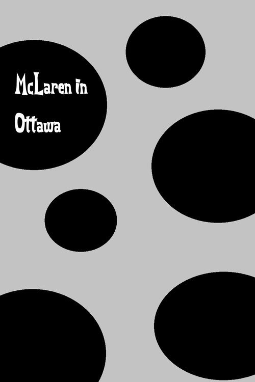McLaren in Ottawa Poster
