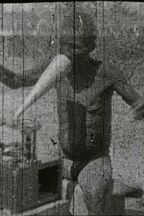 Bushman Speaking into the Phonograph Poster