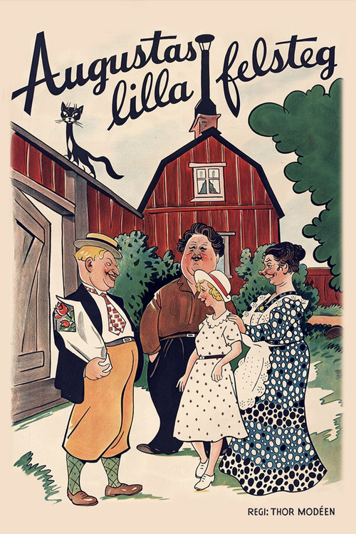Augustas lilla felsteg Poster