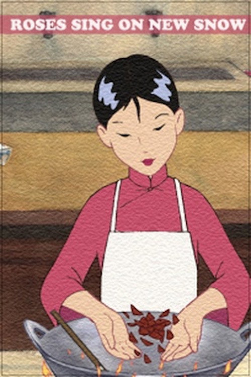 Roses Sing on New Snow Poster