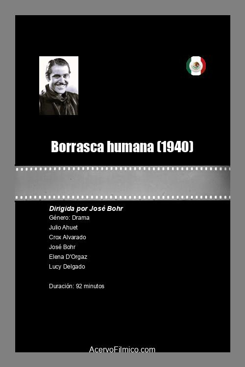 Borrasca humana Poster