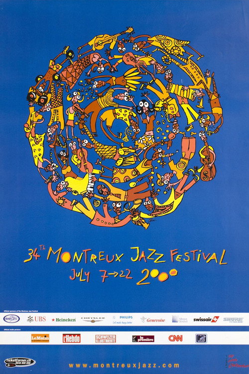 D'Angelo: Montreux Jazz Festival 2000 Poster
