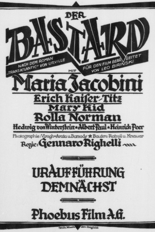 Der Bastard Poster