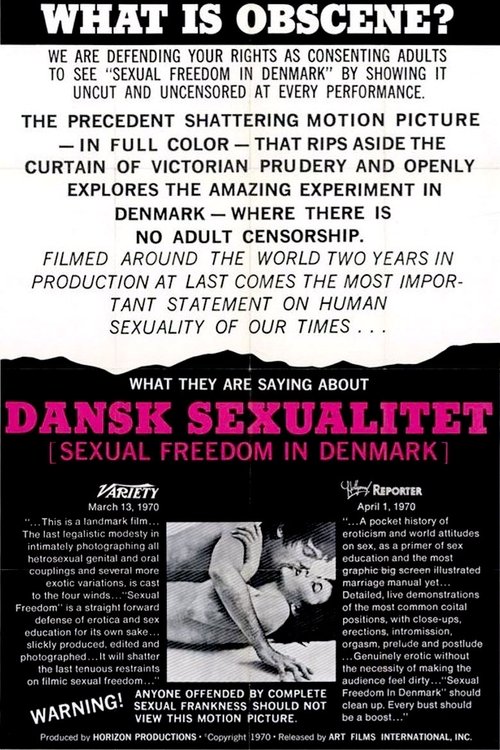 Sexual Freedom in Denmark Poster