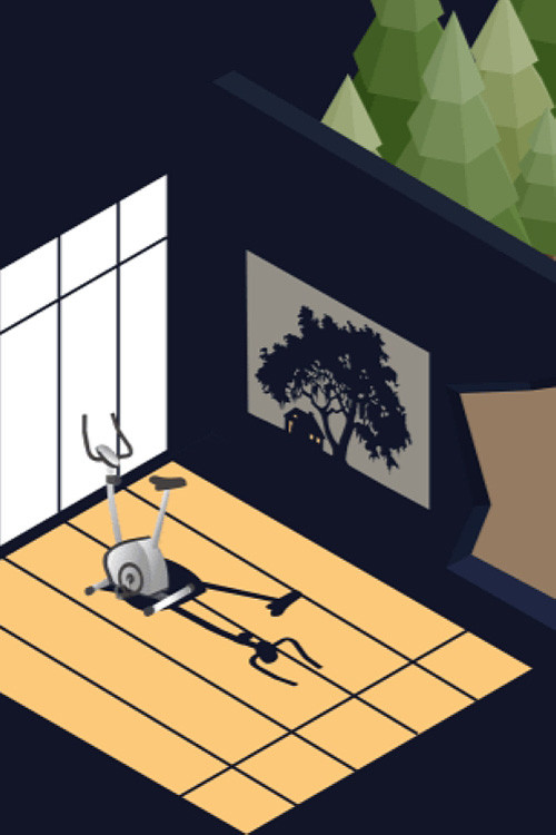 Stationary Bike Poster