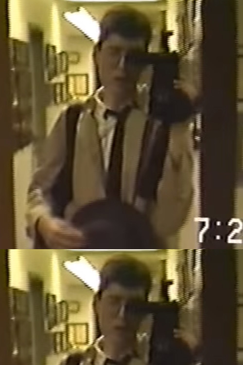 April 1990 - Video I shot of my typical day of a high school student Poster