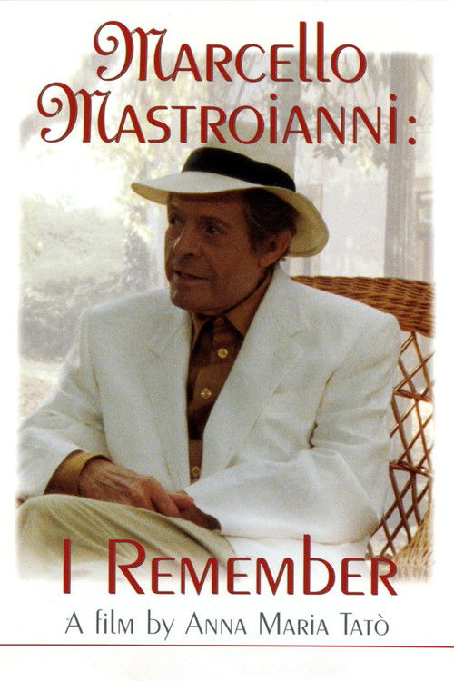 Marcello Mastroianni: I Remember Poster