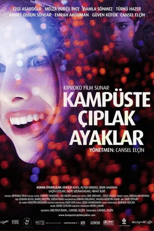 Kampüste Çıplak Ayaklar Poster
