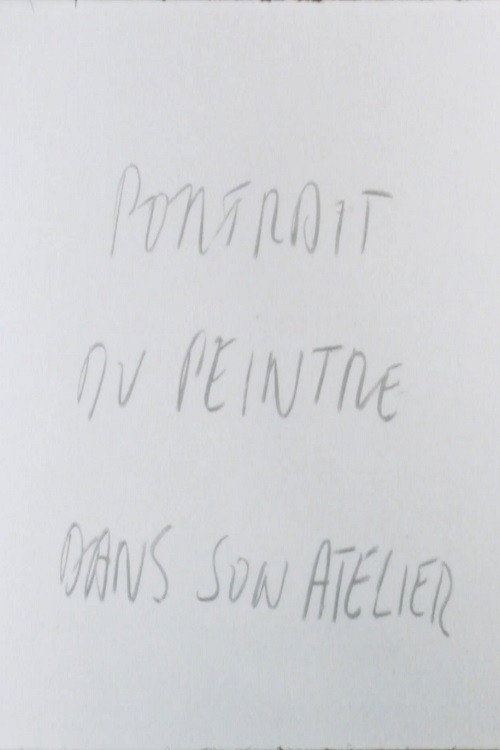 Portrait of the painter at his workshop Poster