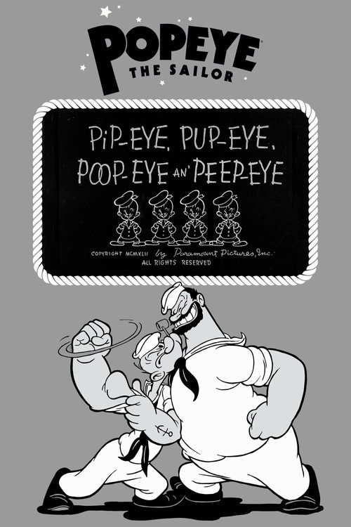 Pip-eye, Pup-eye, Poop-eye an' Peep-eye Poster