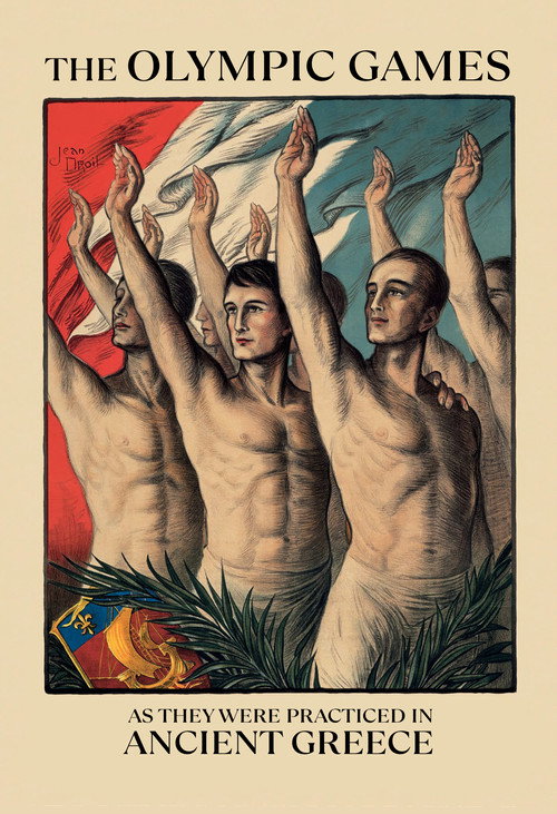 The Olympic Games as They Were Practiced in Ancient Greece Poster