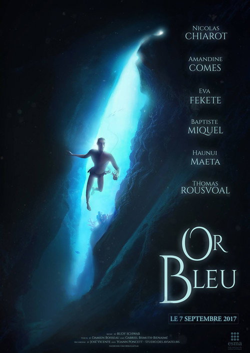 Or Bleu Poster