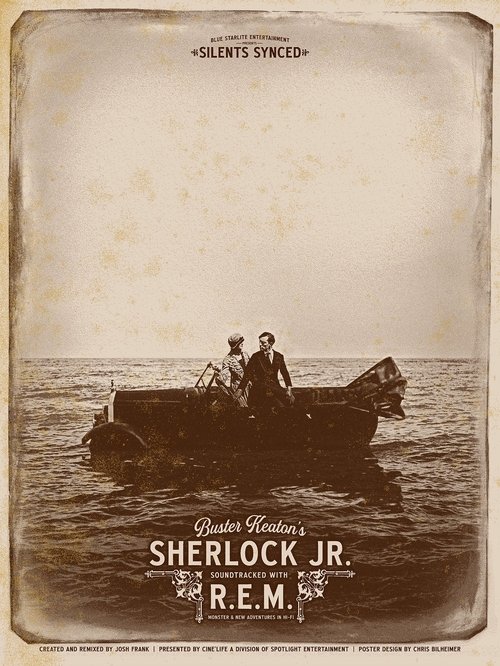 R.E.M x Buster Keaton's Sherlock Jr Poster