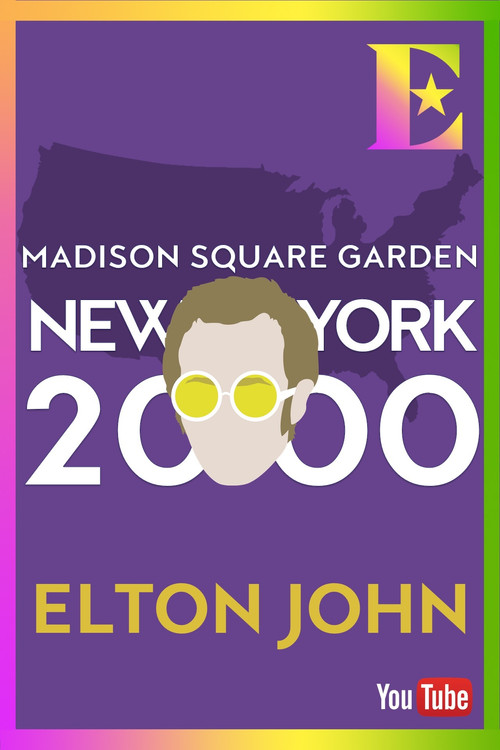 Elton John - Madison Square Garden Poster