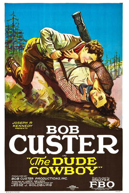 The Dude Cowboy Poster