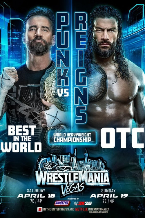 WWE WrestleMania 42 - Sunday Poster