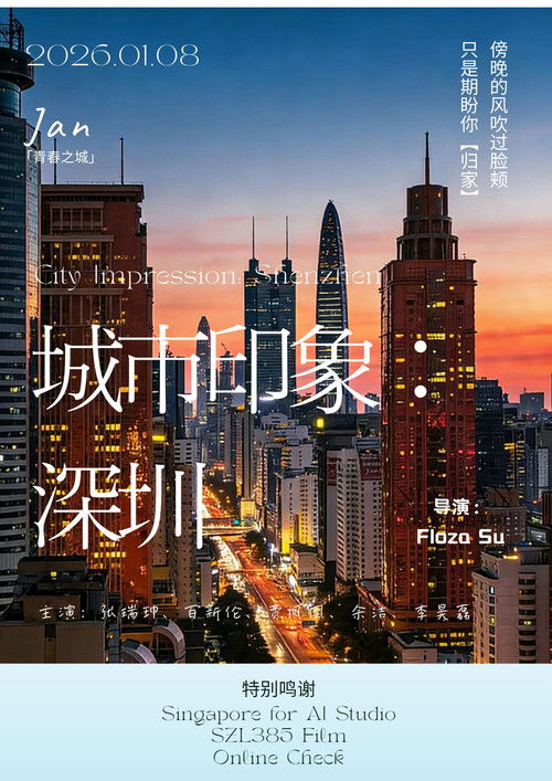 城市印象：深圳 Poster