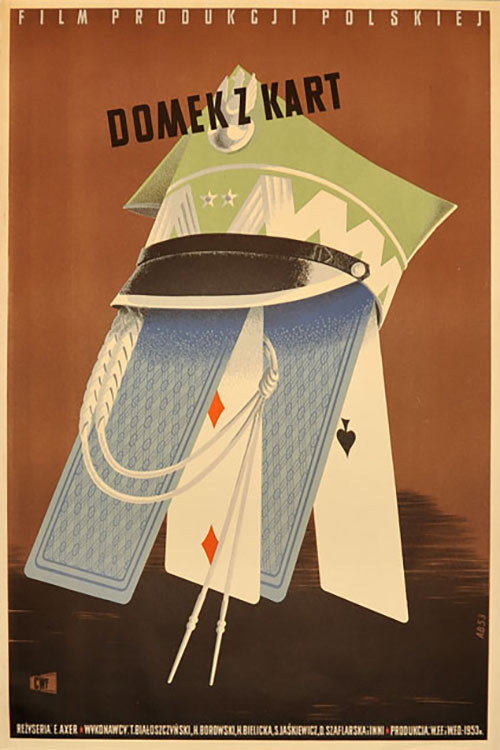 Domek z kart Poster