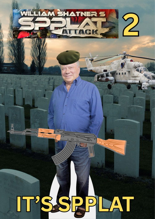 William Shatner's Spplat Attack II Poster