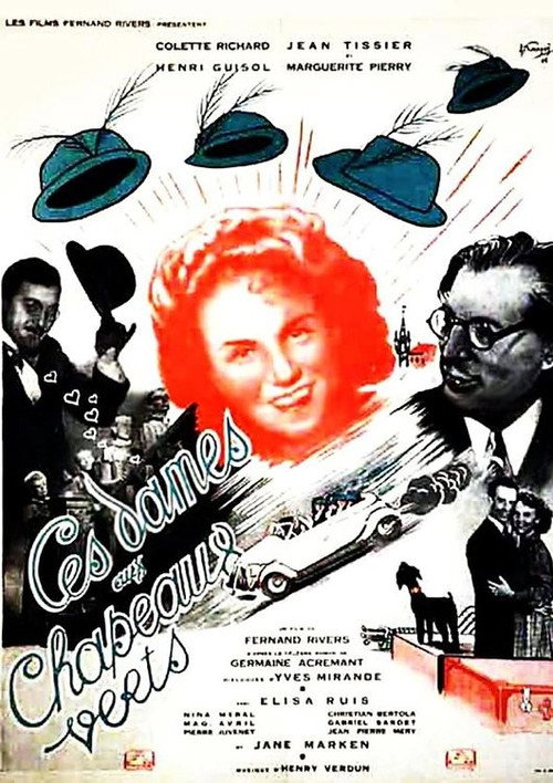The Ladies in the Green Hats Poster